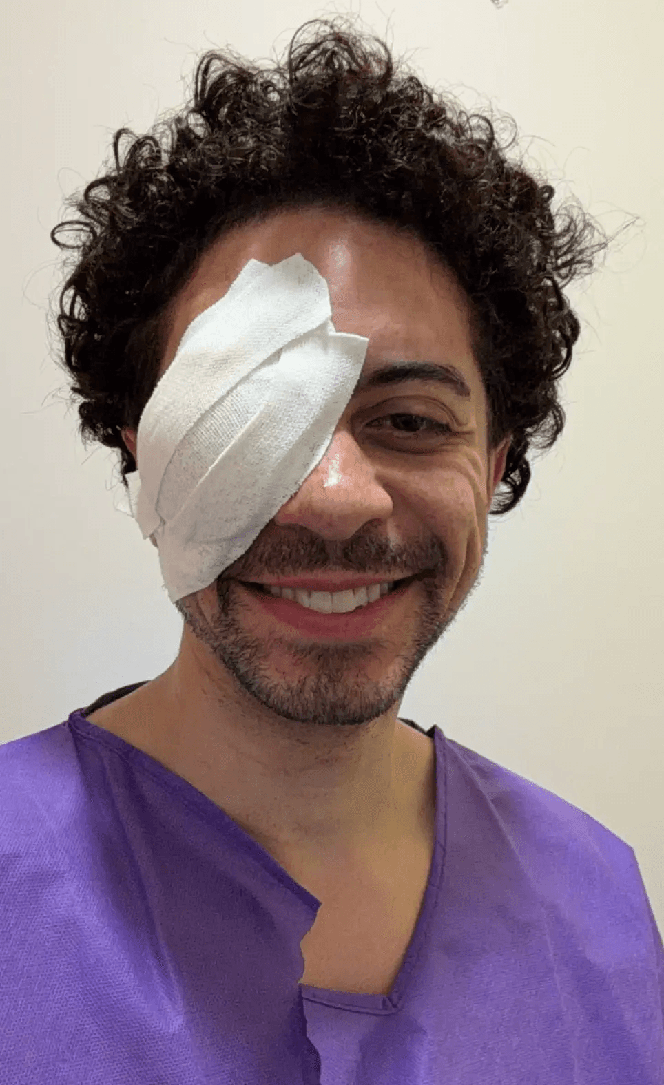 Haïm après l'opération de l'œil, sans sédatif, grâce à l'auto-hypnose